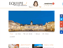 Tablet Screenshot of equipe-immobiliare.it